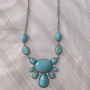 New Blue Stone Necklace